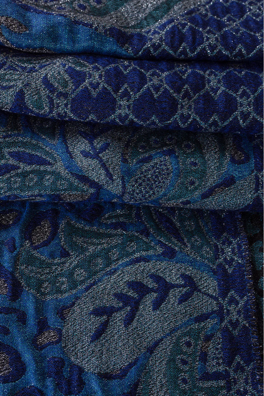 Verdino Shawl Baby Alpaca Color Blue - Image 4