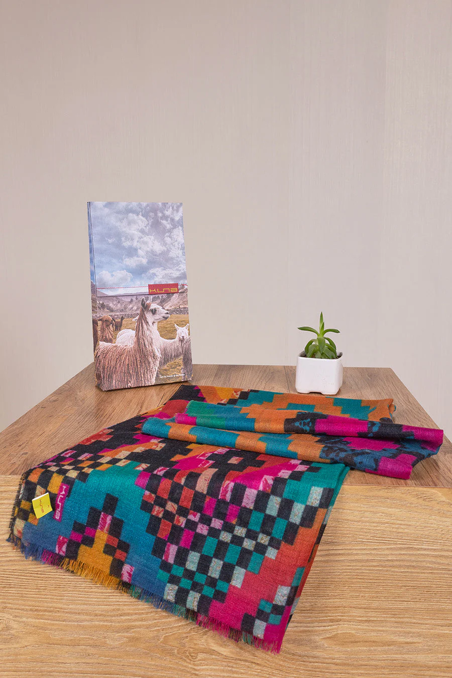 Vespa Shawl Baby Alpaca Color Multicolor - Image 2