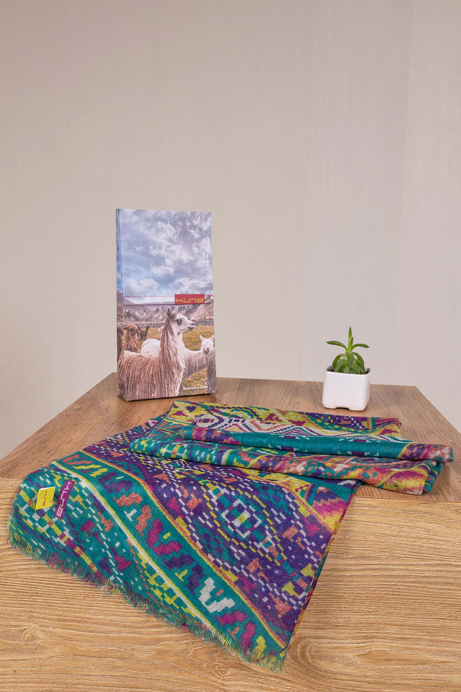 Vetro Shawl Baby Alpaca Color Multicolor - Image 2