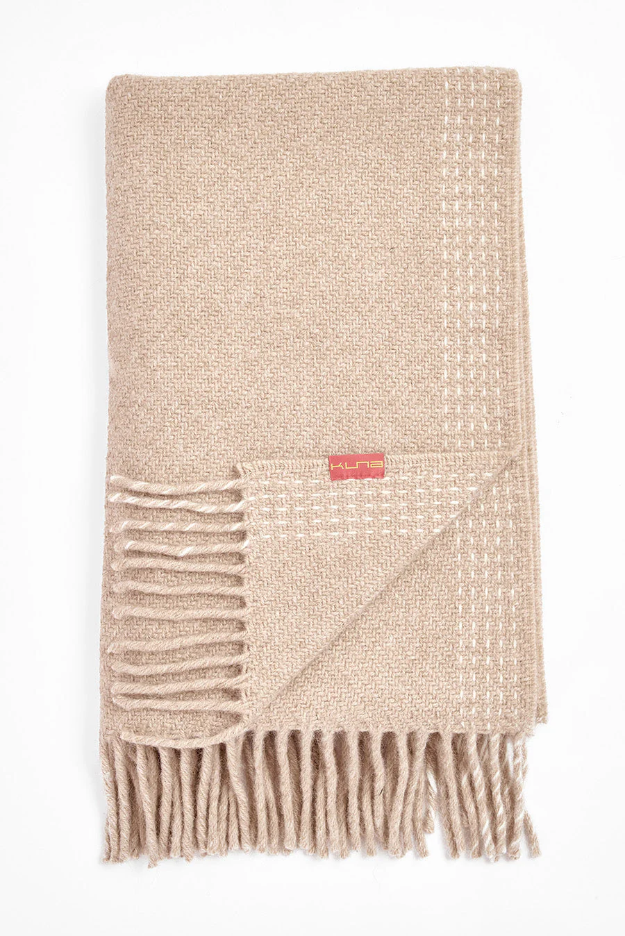 Wessel Shawl Baby Alpaca Color Beige - Image 2