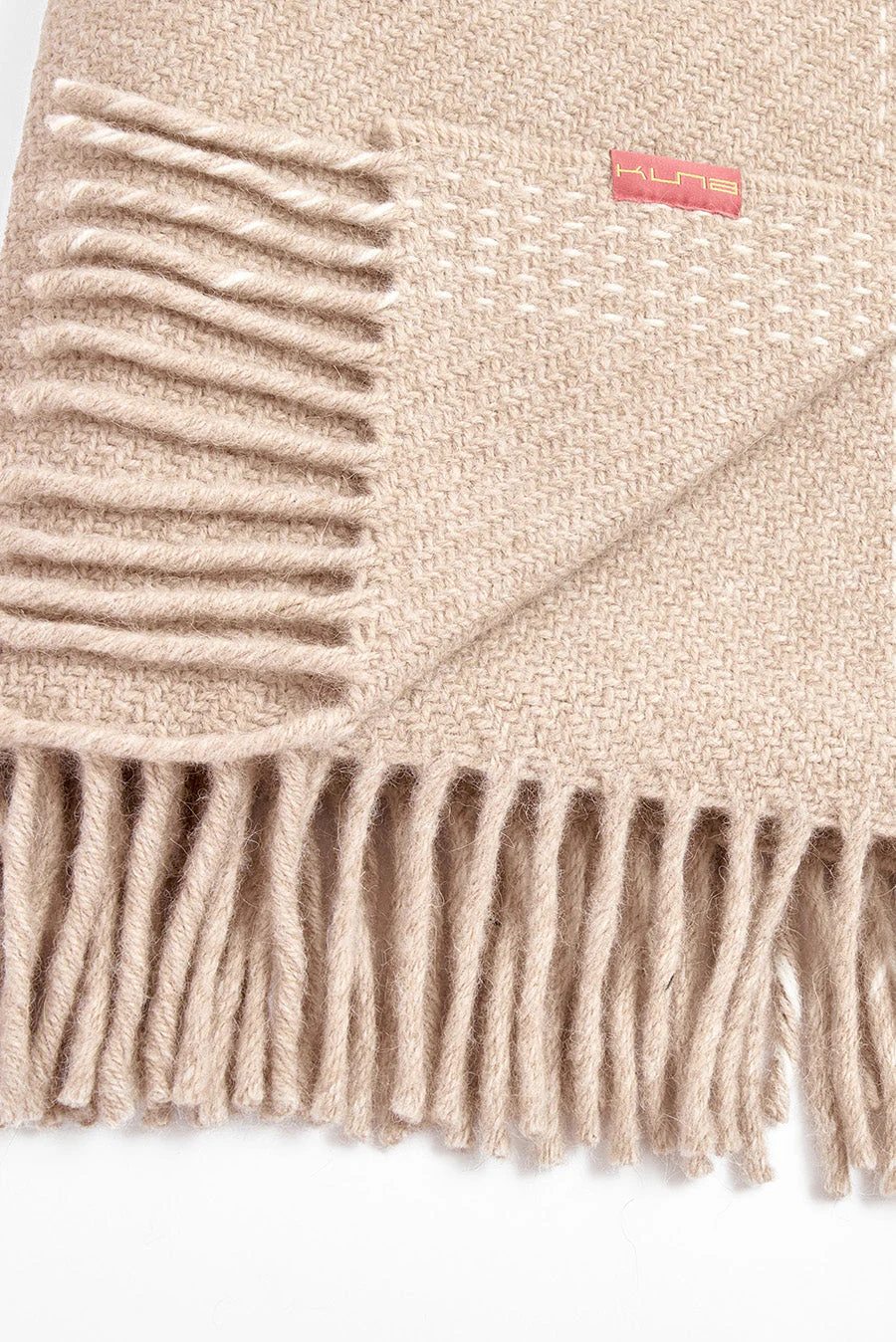 Wessel Shawl Baby Alpaca Color Beige - Image 6