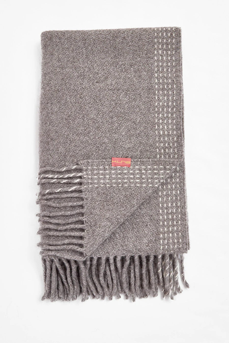 Wessel Shawl Baby Alpaca Color Grey - Image 2