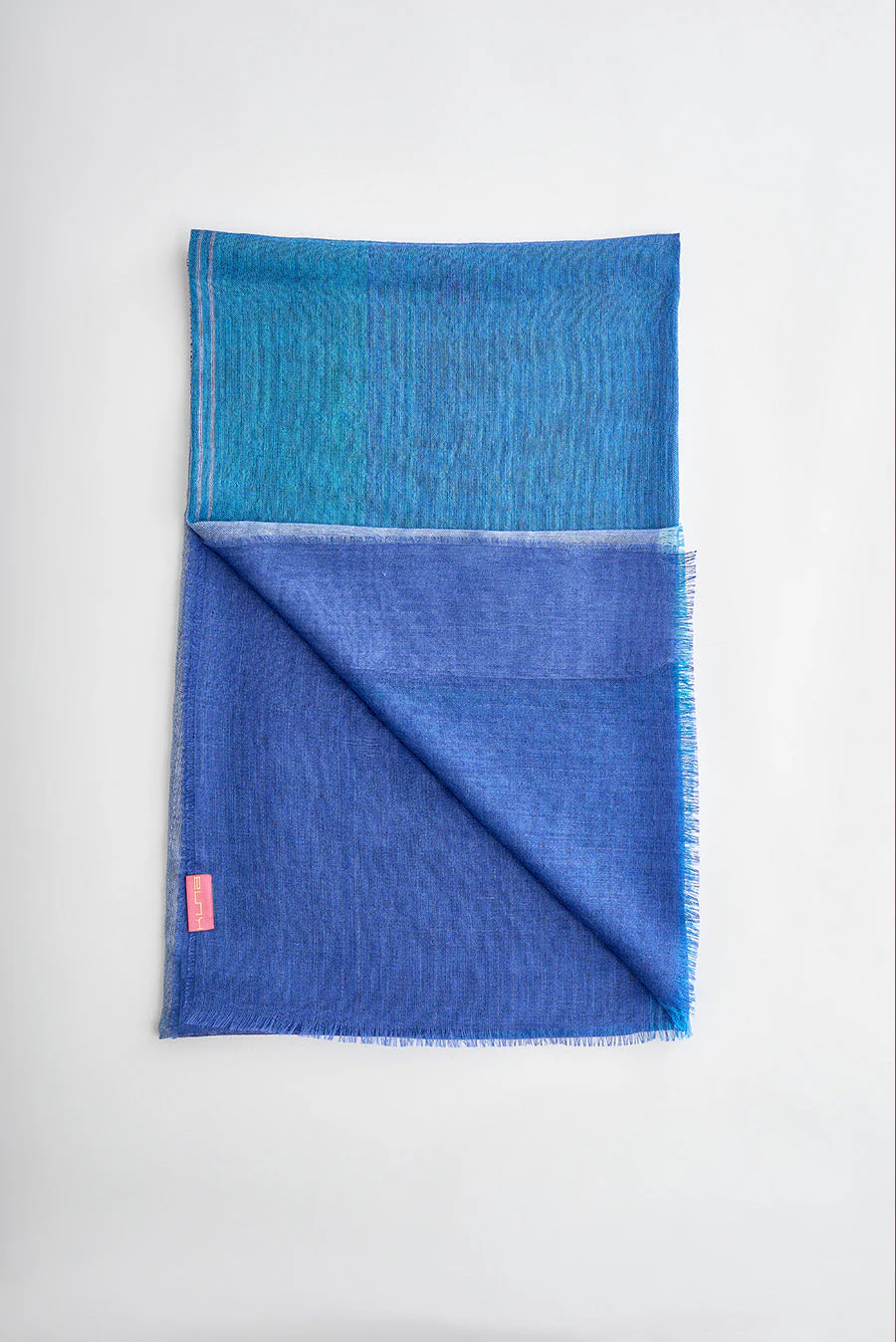 Wessex Shawl Baby Alpaca Color Blue - Image 2