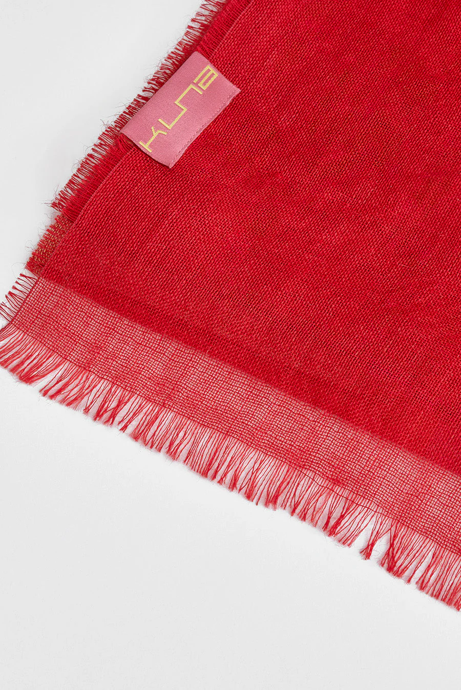 Wessex Shawl Baby Alpaca Color Red - Image 4