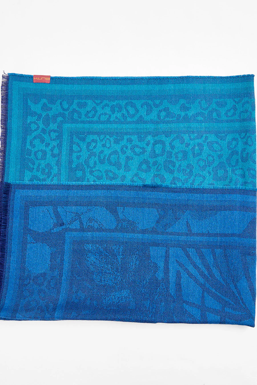 Wuttenberg Shawl Baby Alpaca & Silk Color Blue - Image 2
