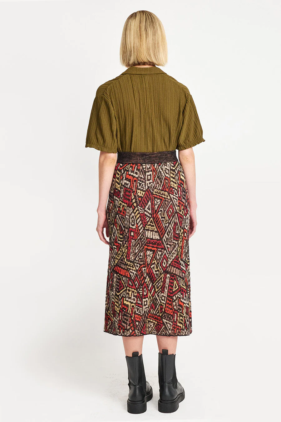 Walabi Skirt Baby Alpaca Color Black - Image 3