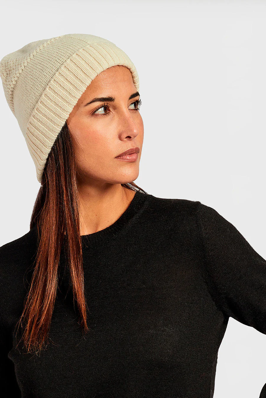 Wannabe Hat Baby Alpaca Color Ecru - Image 2