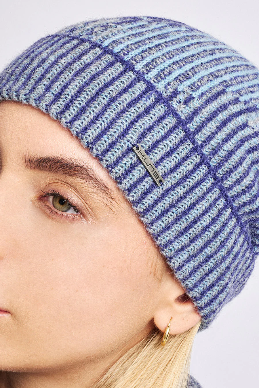 Warrior Hat Baby Alpaca Color Niagara - Image 6