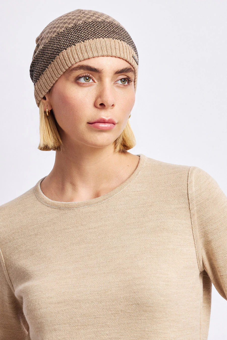 Wilfred Hat Baby Alpaca Color Chanterelle