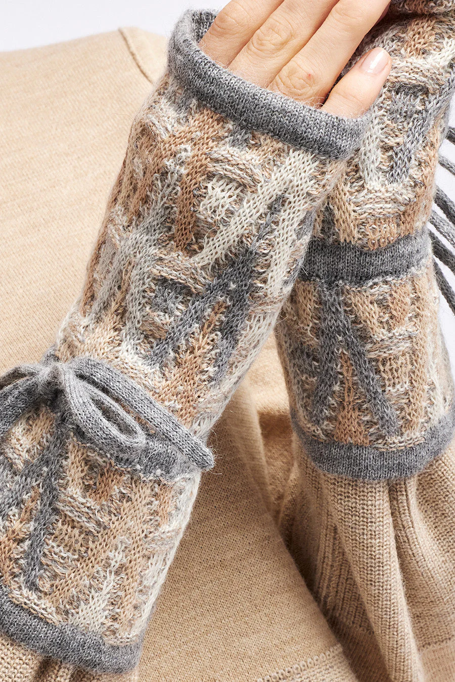 Welcome Gloves Baby Alpaca Color Nuage - Image 3