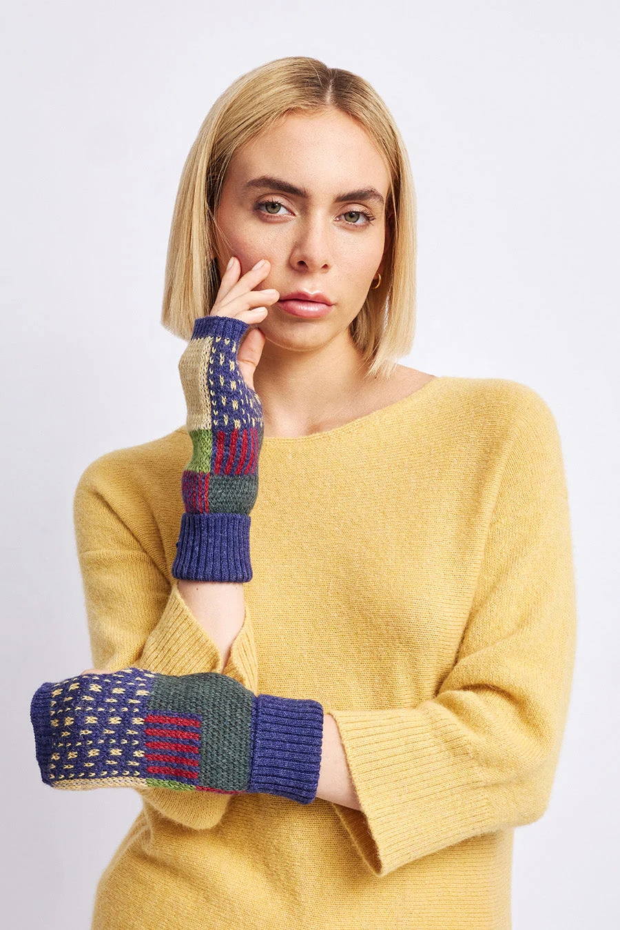 Windsor Gloves Baby Alpaca Color Niagara