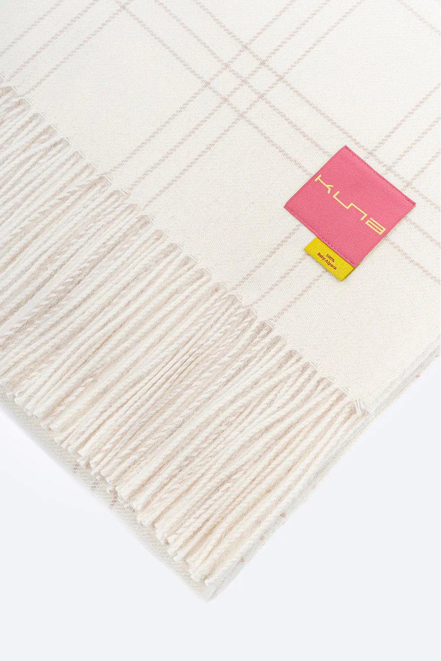 Jetlag Blanket Baby Alpaca Color ECRU - Image 4