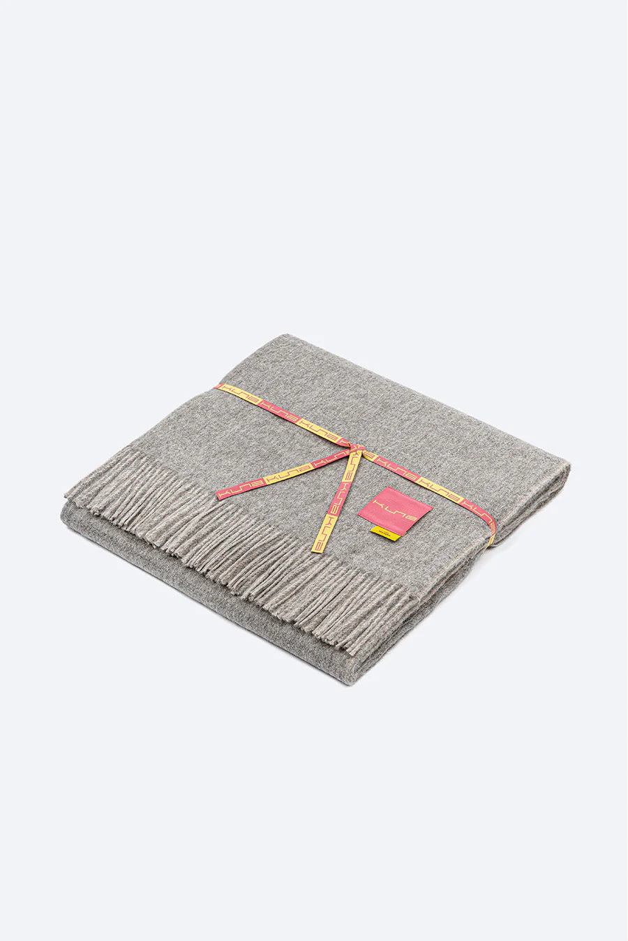 Vuelta Blanket Baby Alpaca Color Grey & Beige - Image 2