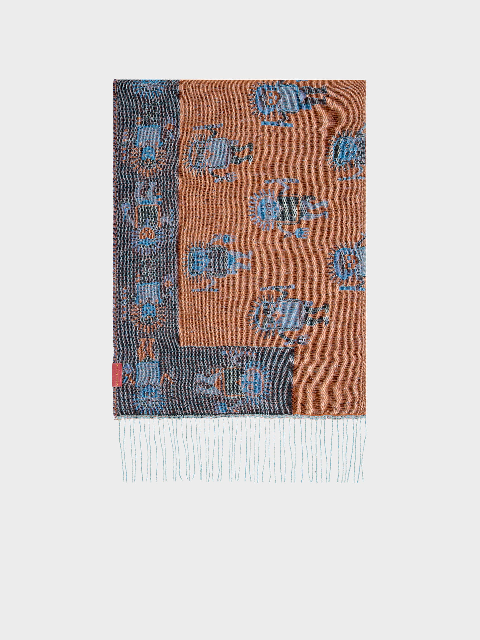 Nazca - 53 Shawl Baby Alpaca Color Blue - Image 2