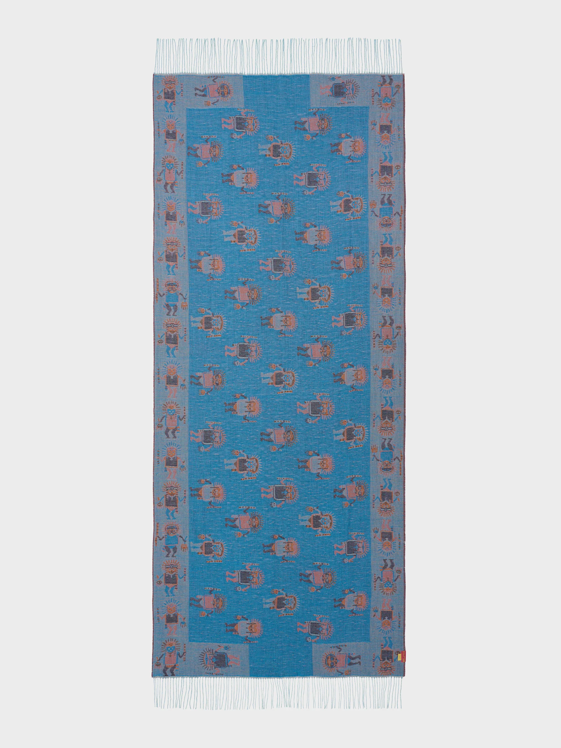 Nazca - 53 Shawl Baby Alpaca Color Blue - Image 7