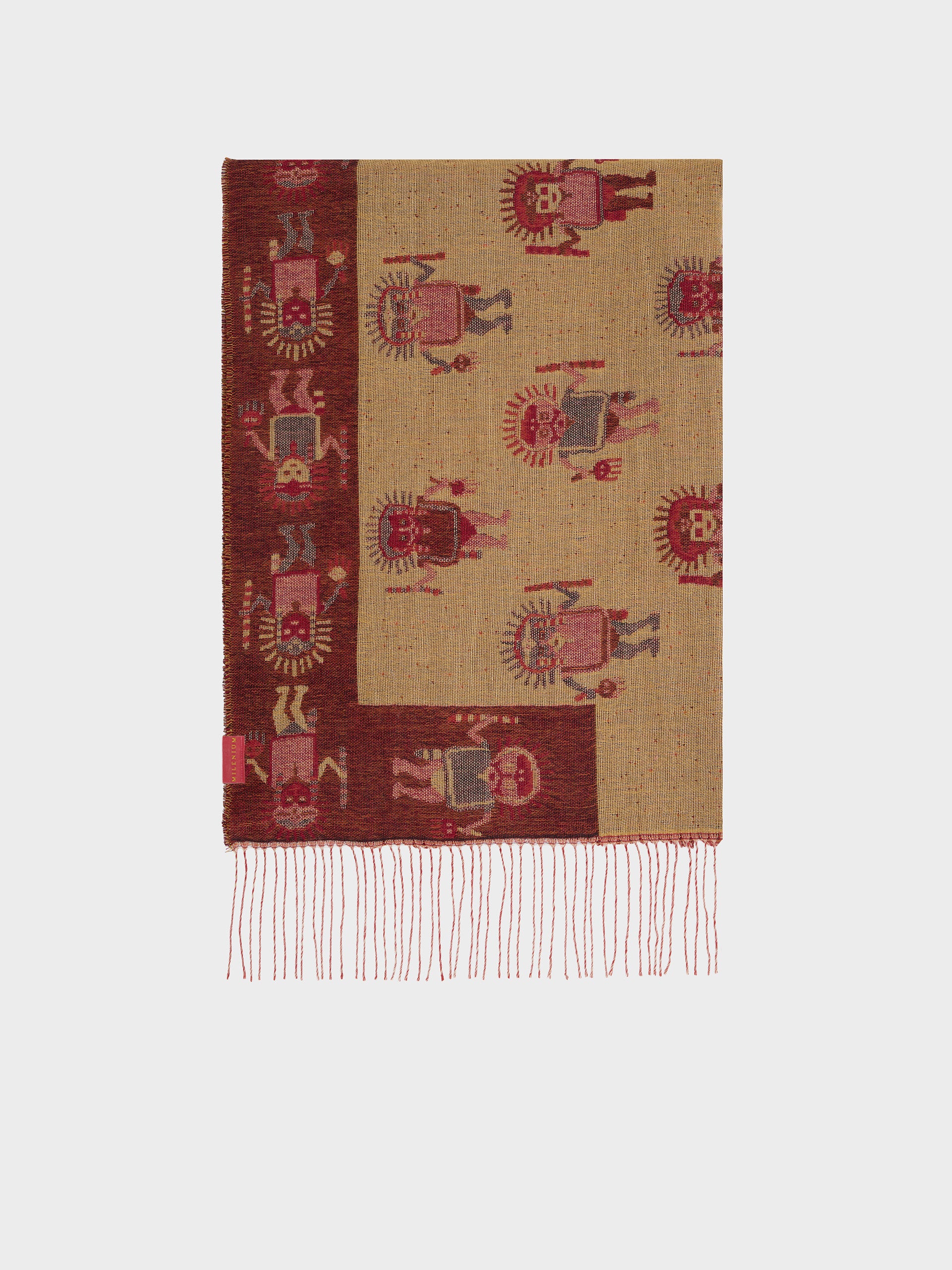 Nazca - 53 Shawl Baby Alpaca Color Red - Image 2