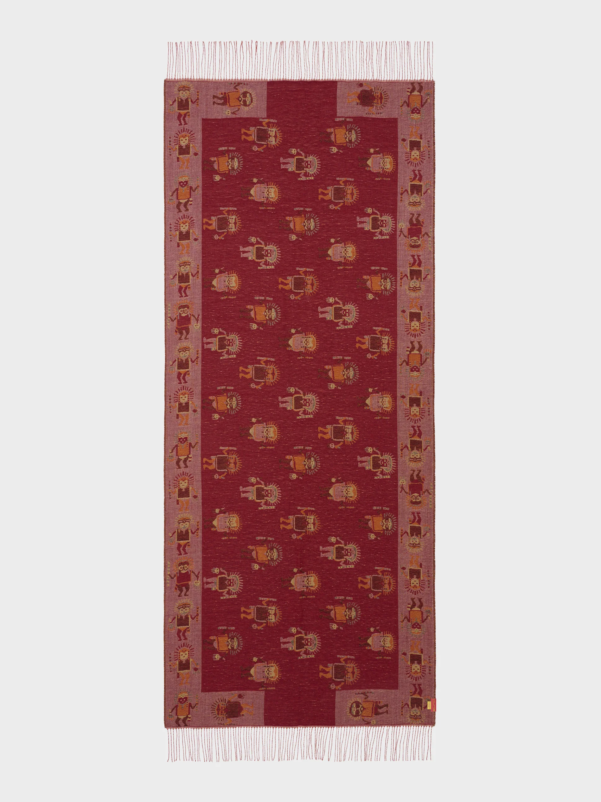 Nazca - 53 Shawl Baby Alpaca Color Red - Image 7