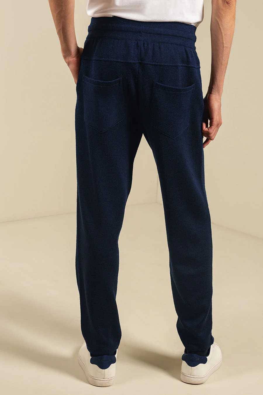Uomo Pants Cotton & Baby Alpaca Color Golondrina - Image 2