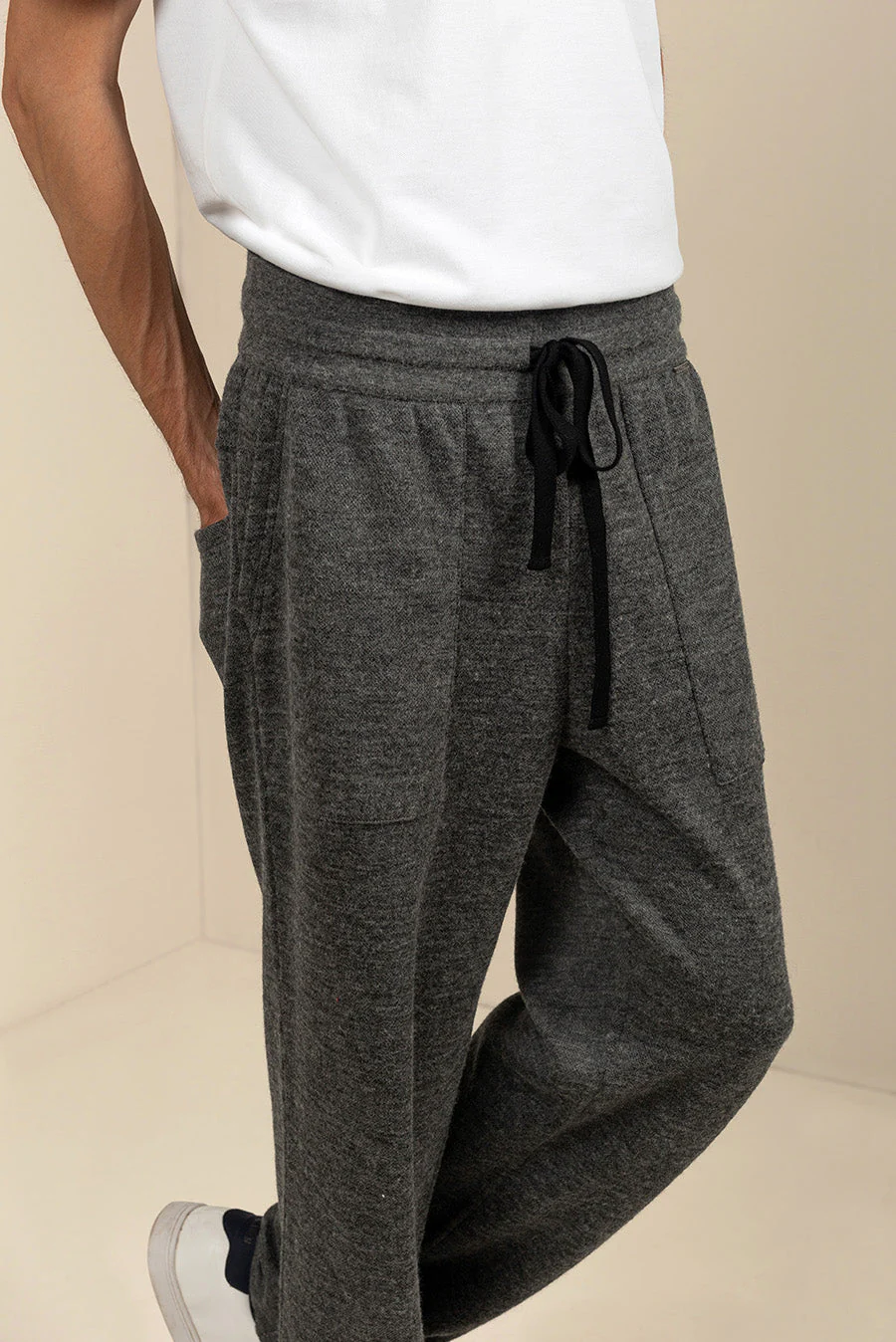 Uomo Pants Cotton & Baby Alpaca Color Tornado - Image 4
