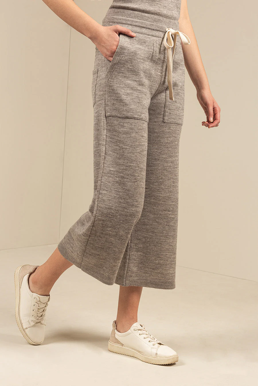 Usseglio Pants Cotton & Baby Alpaca Color Thunder