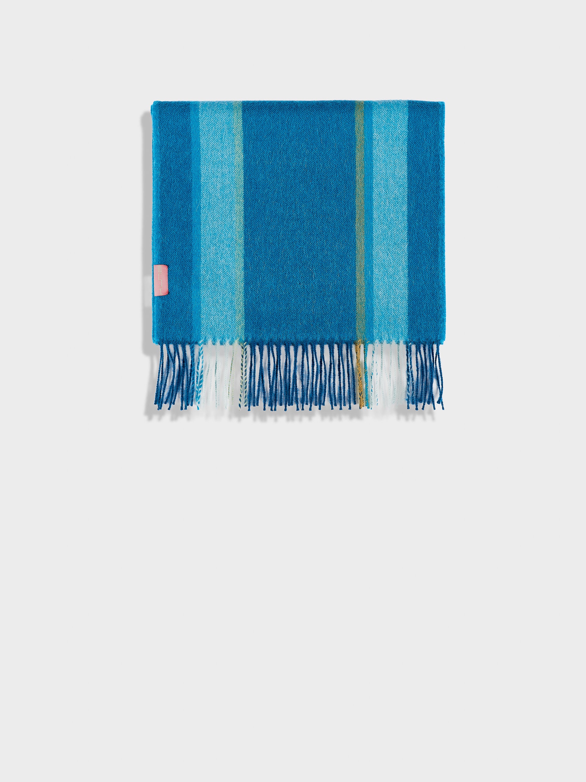 Perejil Scarf Baby Alpaca Color Turquoise - Image 2