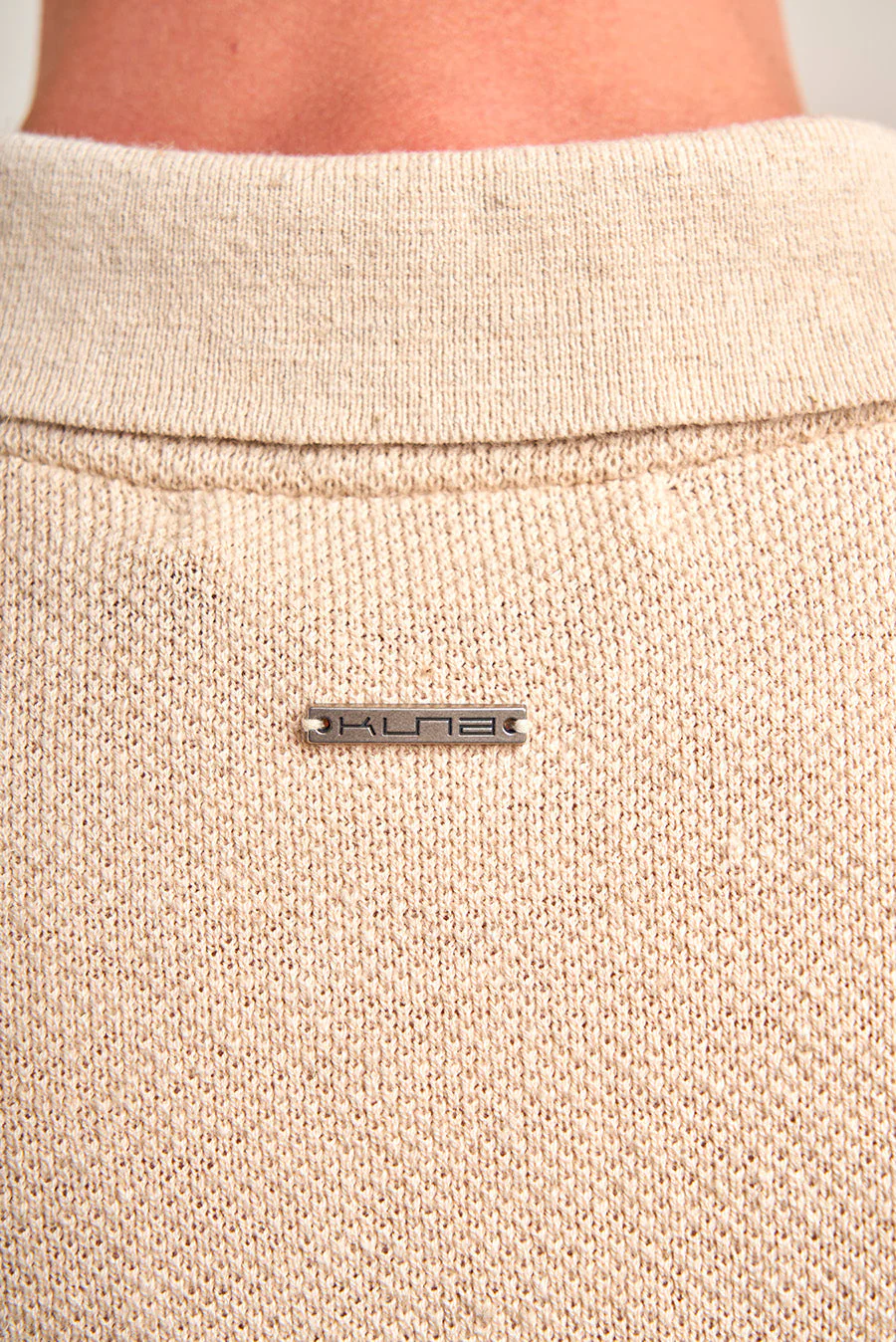 Victor T-Shirt Linen & Cotton Color Desert - Image 4