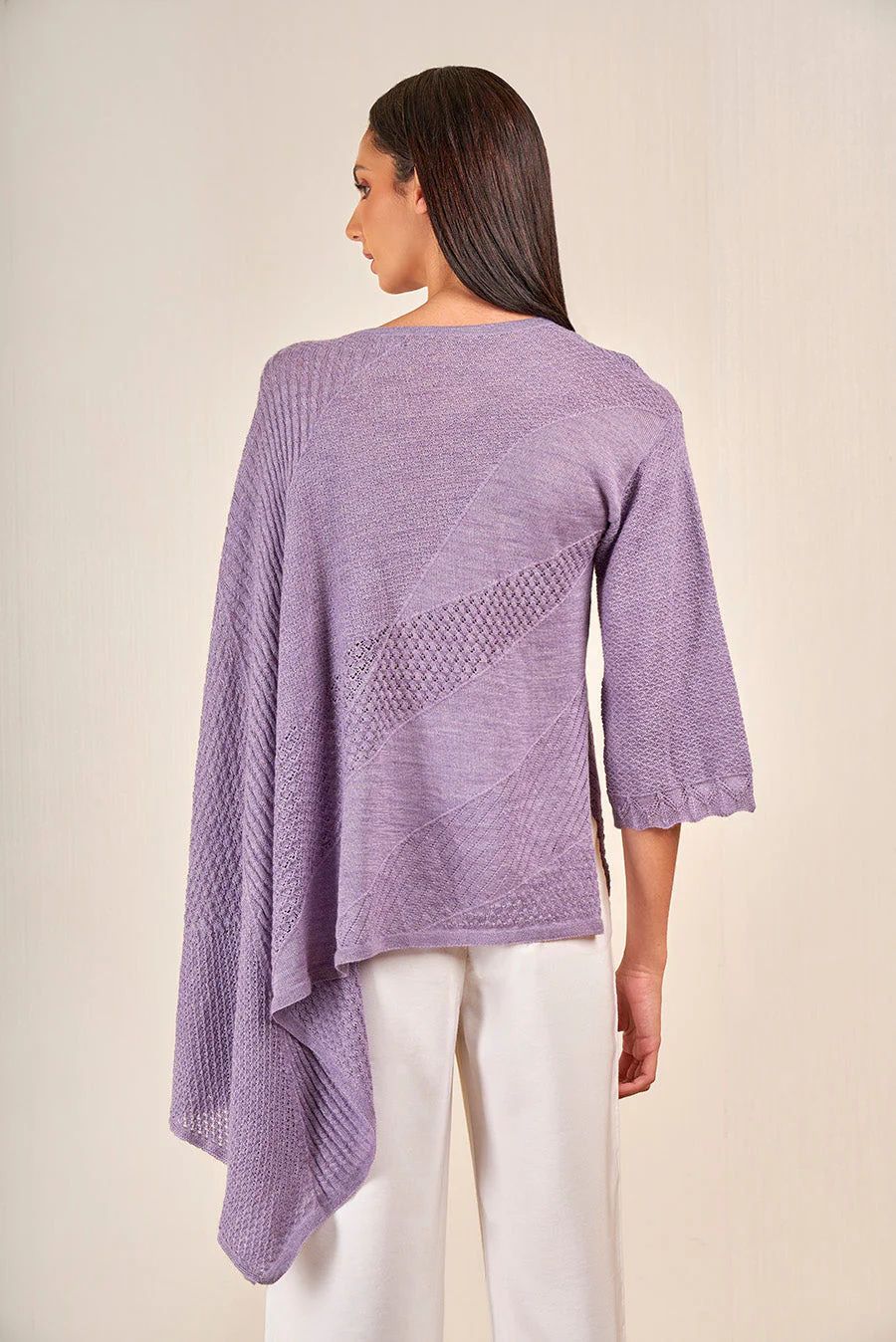 Vous Poncho Baby Alpaca Color Tempera - Image 2