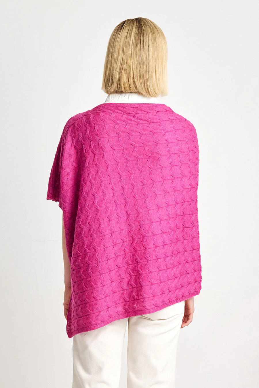 Willow Poncho Baby Alpaca Color Ceremony - Image 3