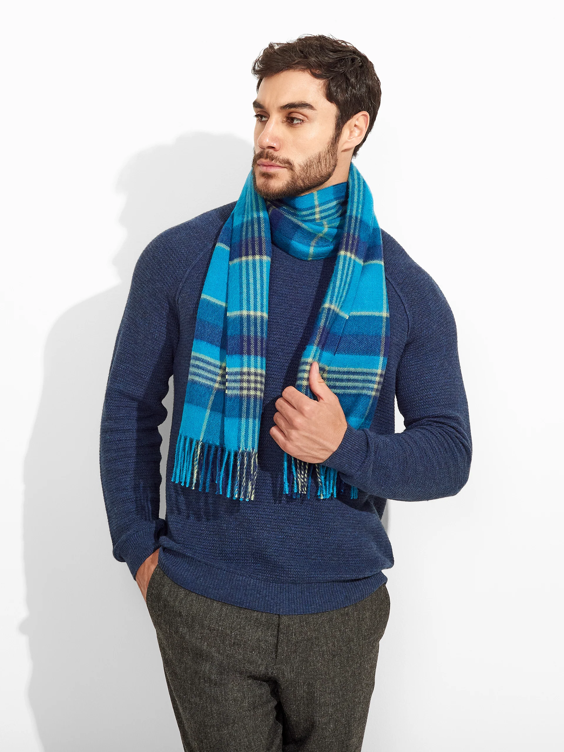 Ratti Scarf Baby Alpaca Color Blue - Image 4
