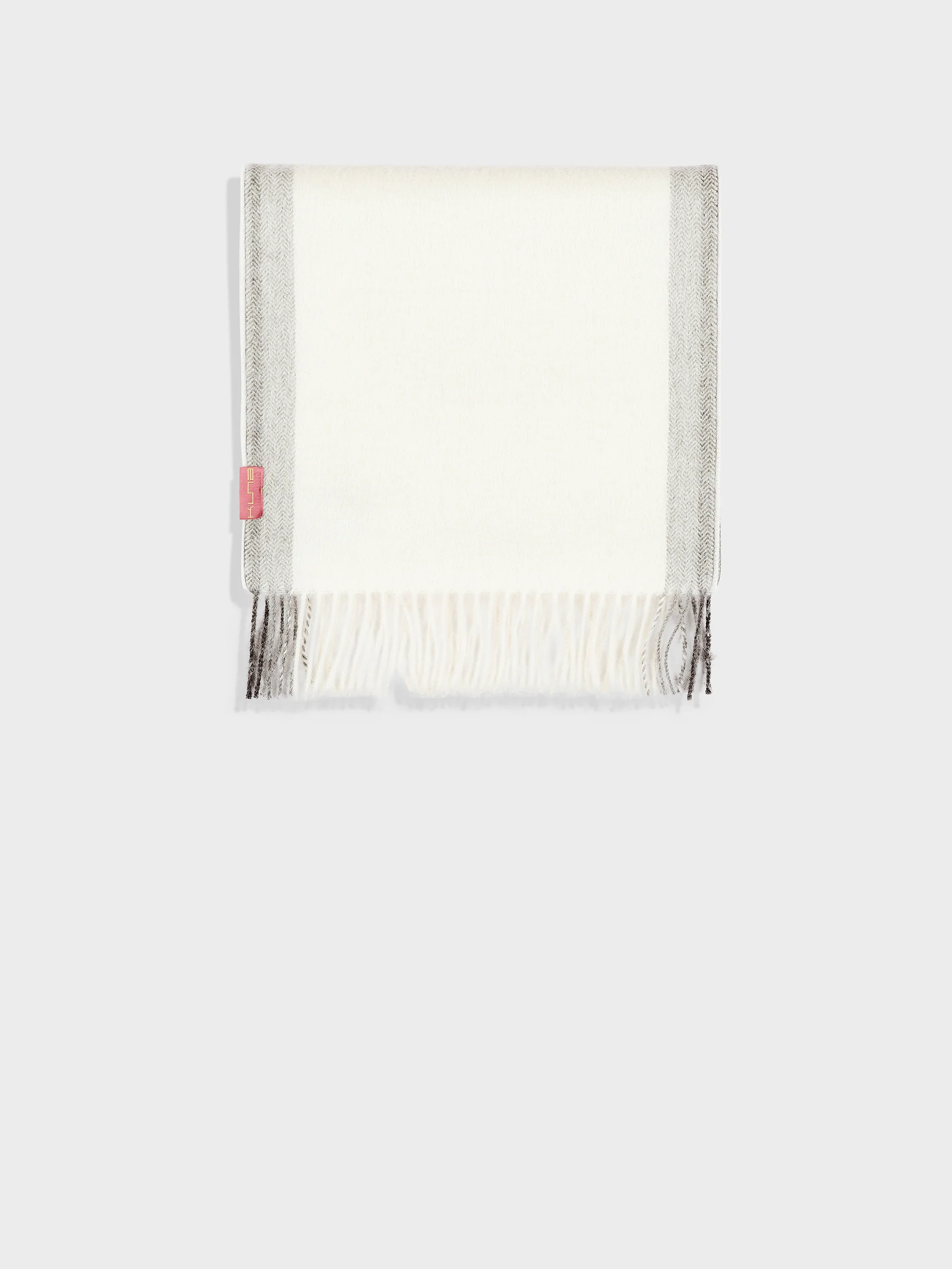 Ravenna Scarf Baby Alpaca Color Ecru - Image 2