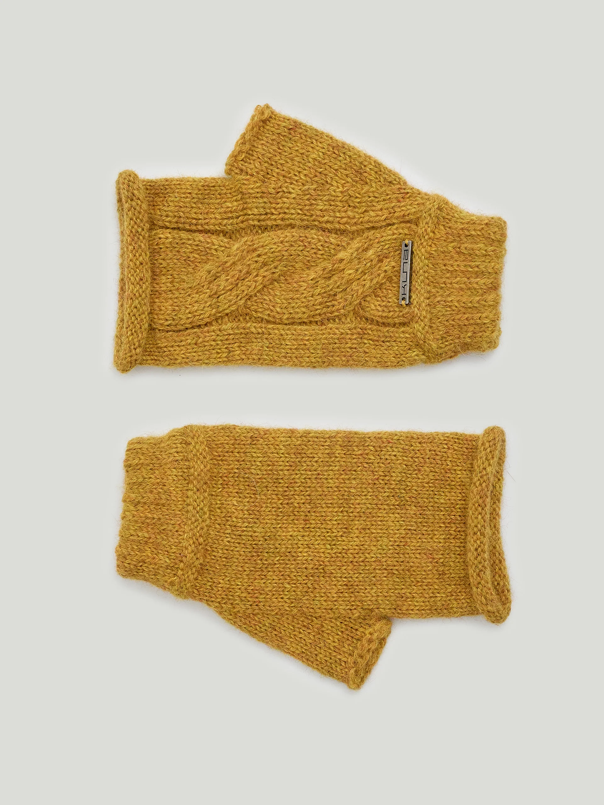 Rita Gloves Baby Alpaca Color Yellow - Image 2
