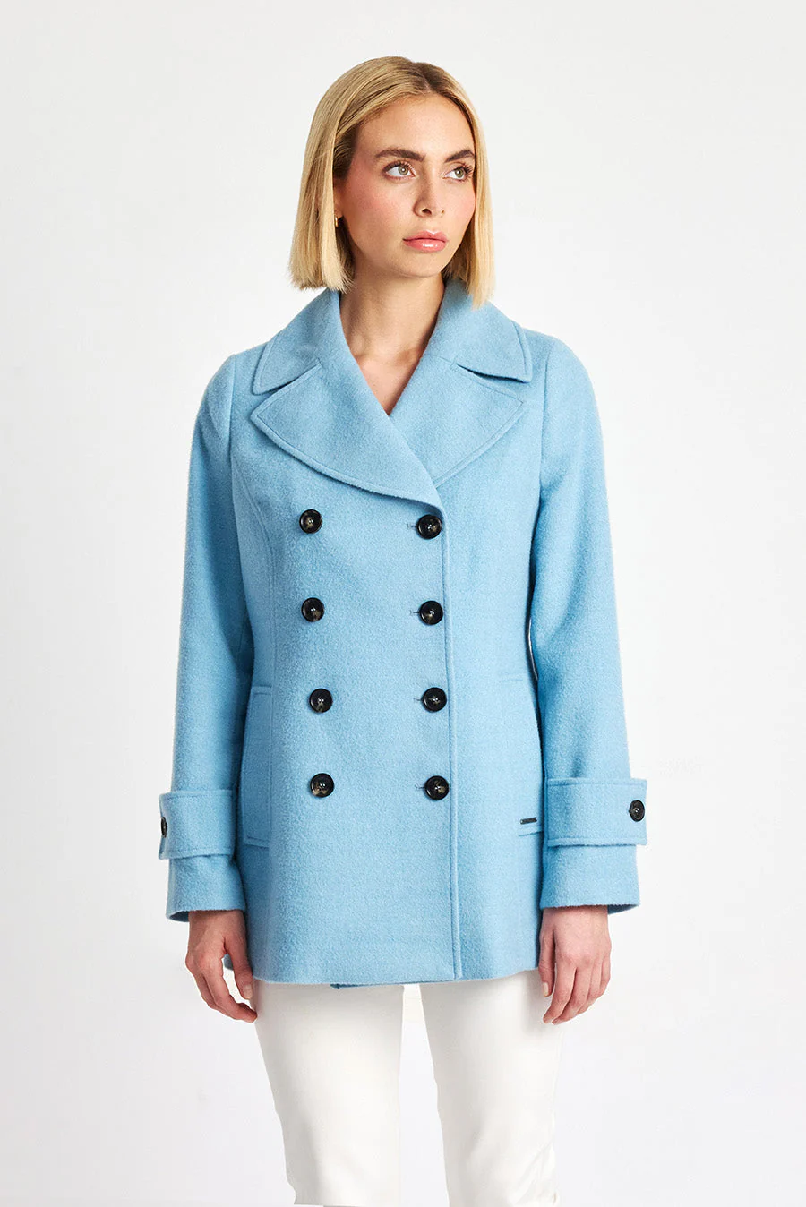 Peacoat Coat Baby Alpaca Color Dream - Image 2