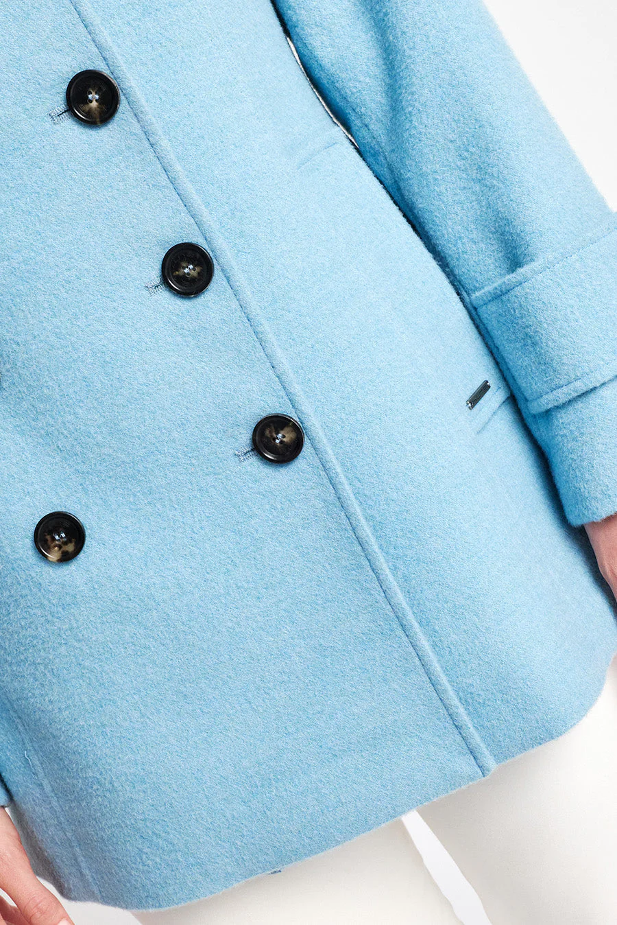 Peacoat Coat Baby Alpaca Color Dream - Image 5