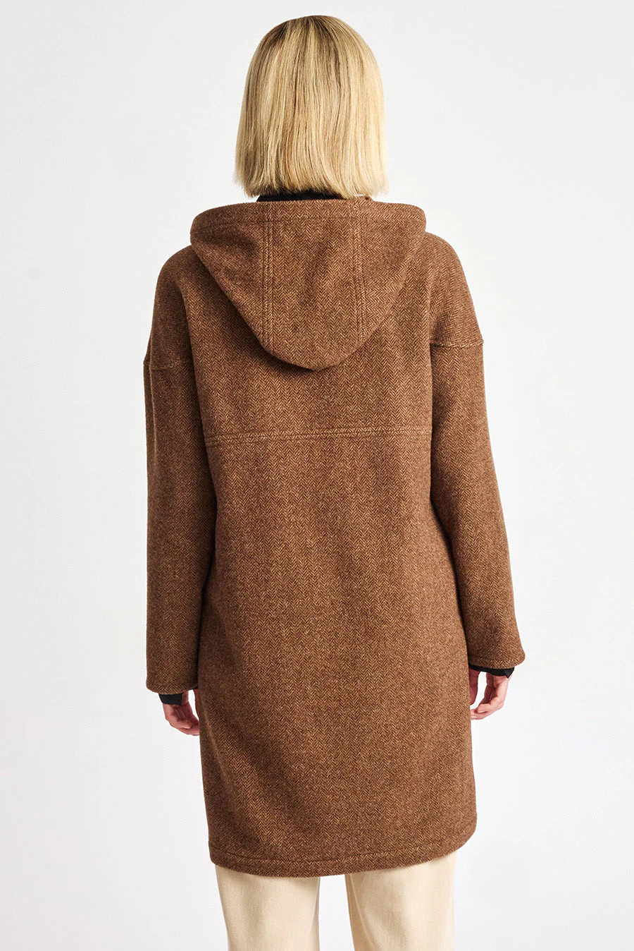 Wang Coat Baby Alpaca Color Marrón - Image 3