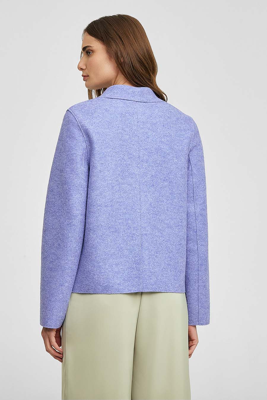 Wellness Coat Alpaca Color Purple - Image 3