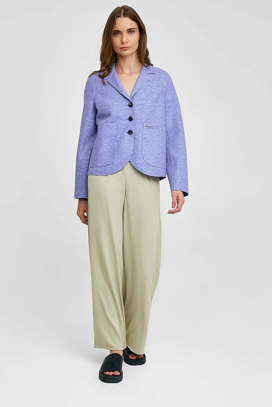 Wellness Coat Alpaca Color Purple - Image 4