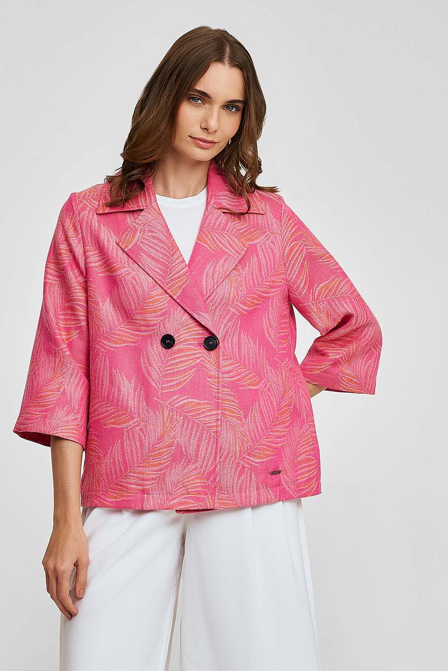 Witness Coat Baby Alpaca Color Fuchsia - Image 2