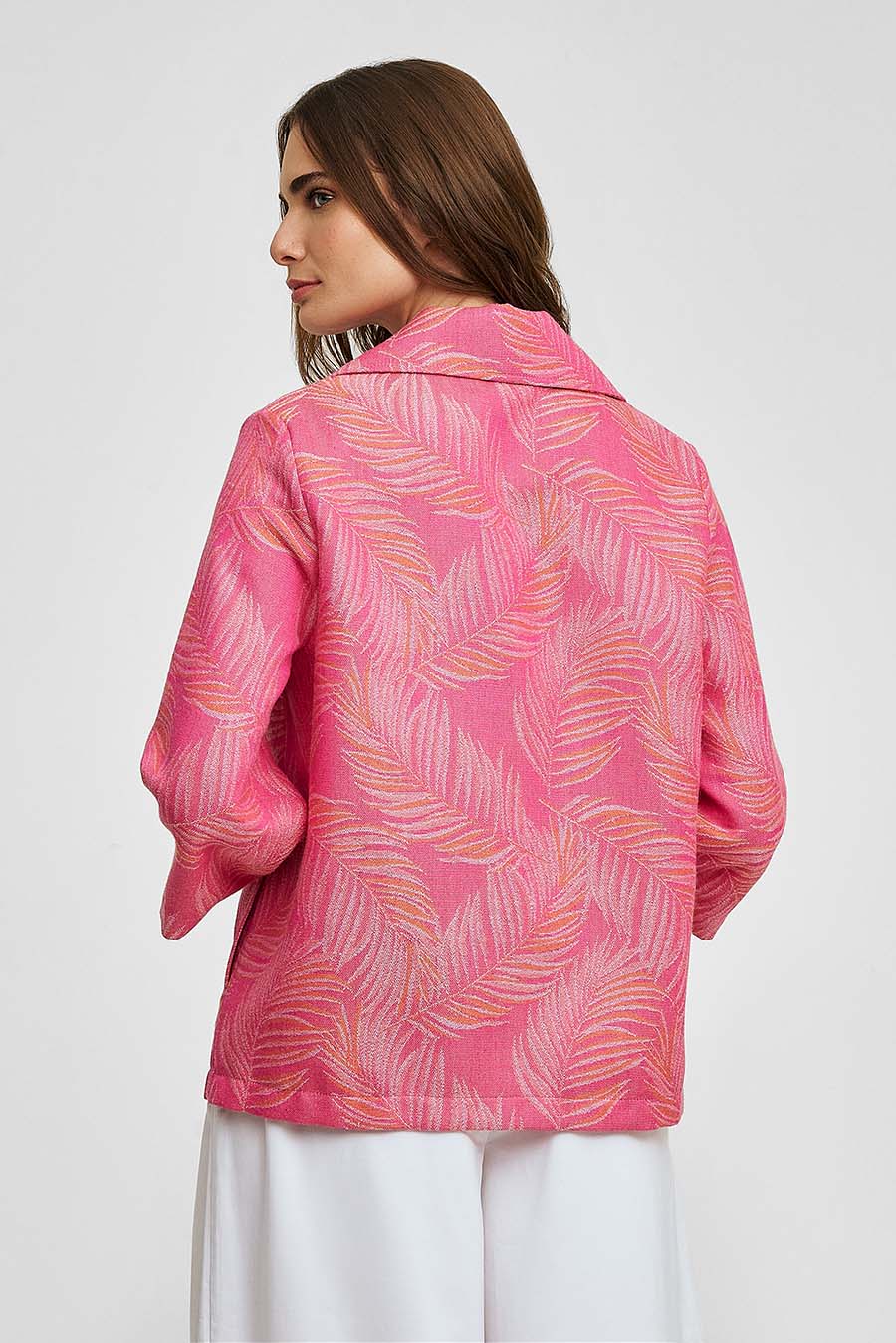 Witness Coat Baby Alpaca Color Fuchsia - Image 3