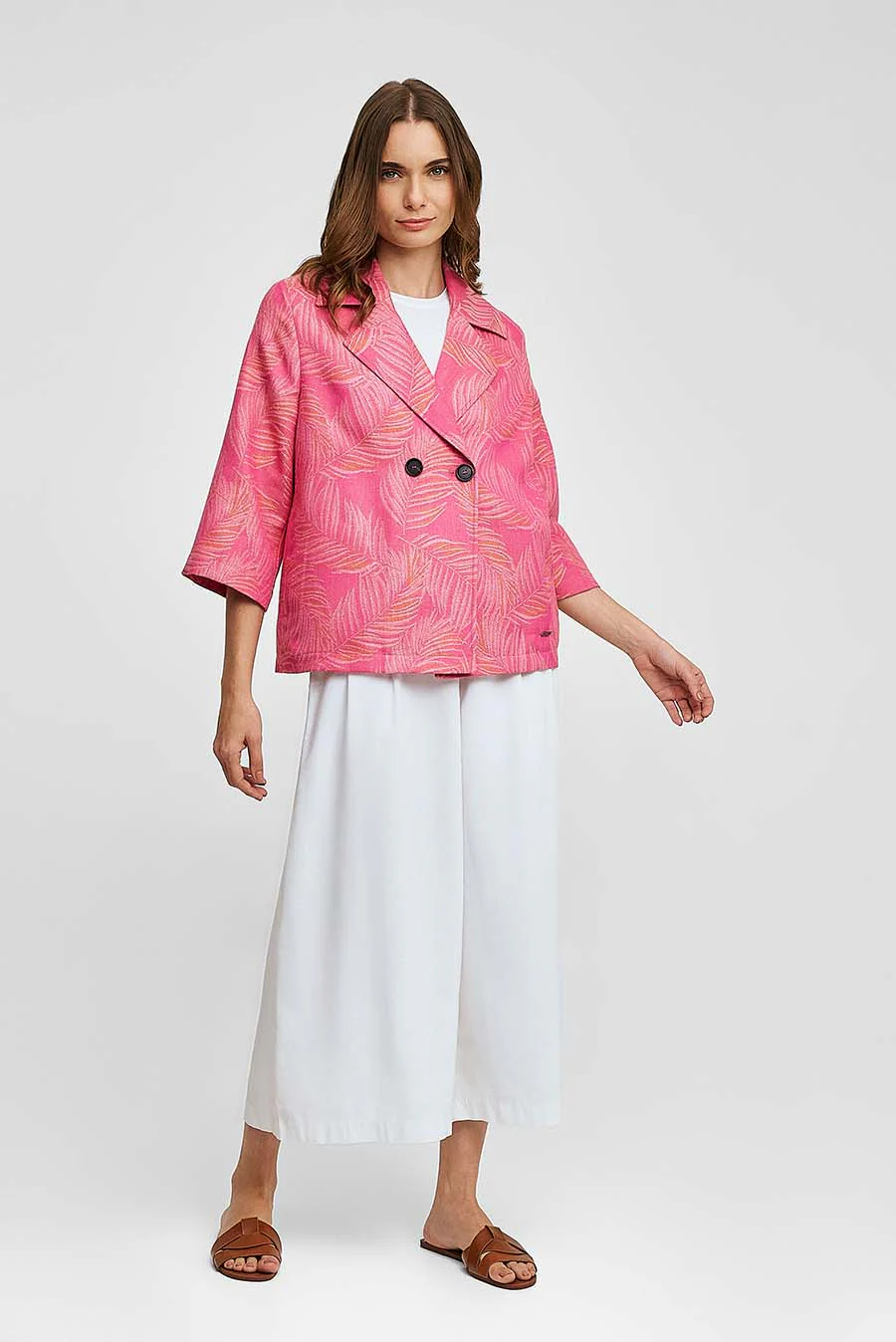 Witness Coat Baby Alpaca Color Fuchsia - Image 4