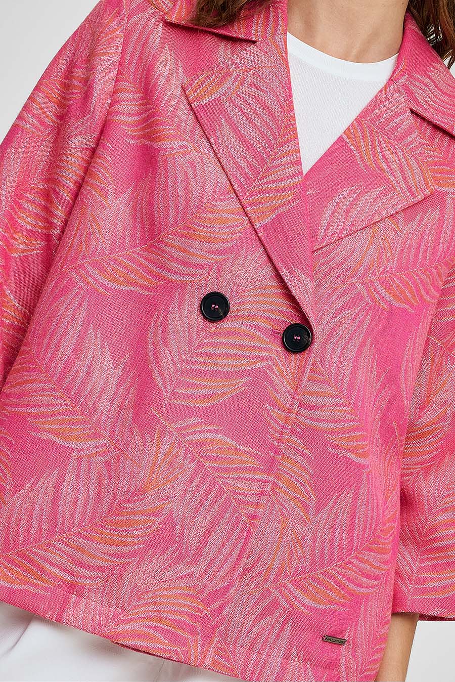 Witness Coat Baby Alpaca Color Fuchsia - Image 5