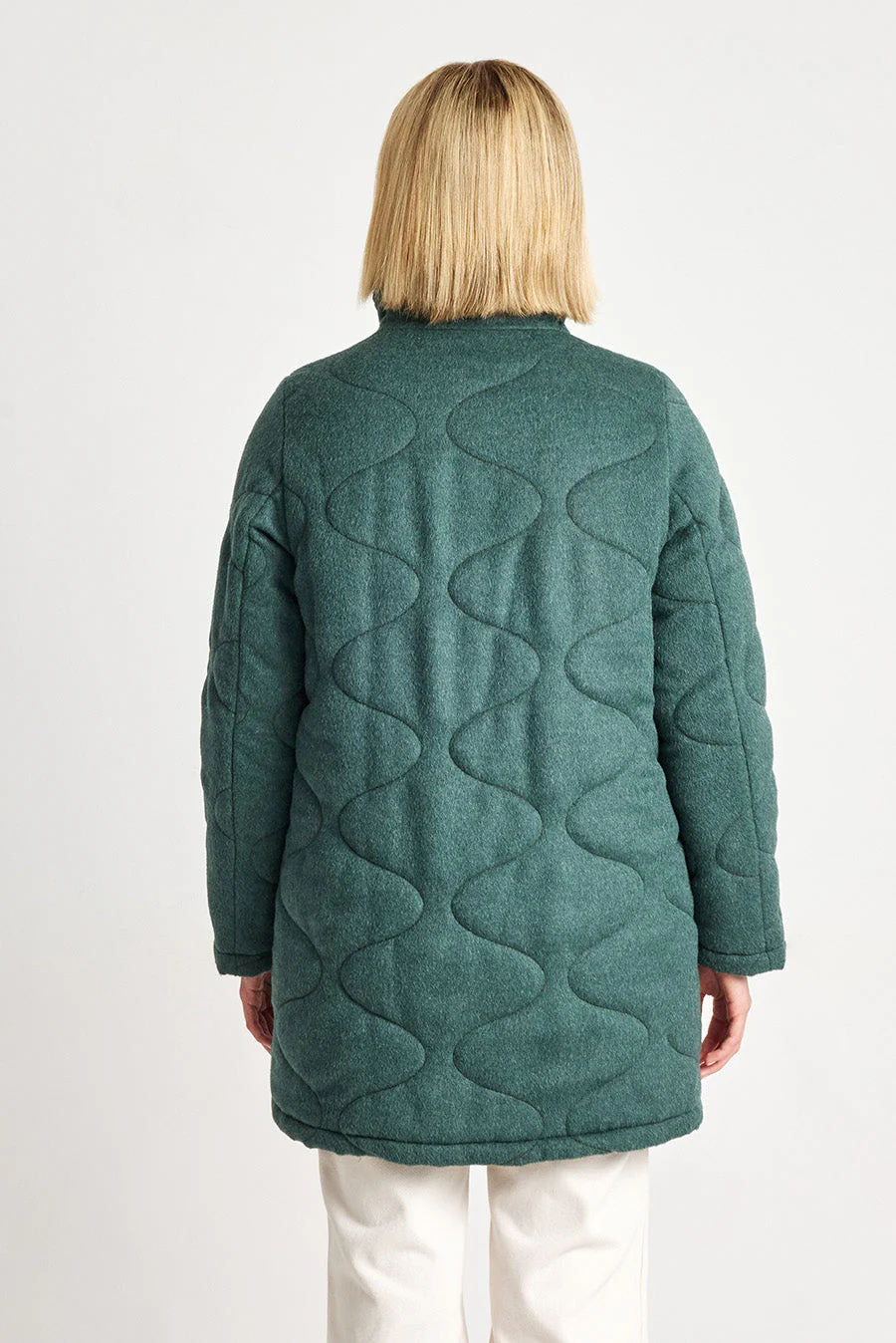 Woody Coat Baby Alpaca Color Bosque - Image 3