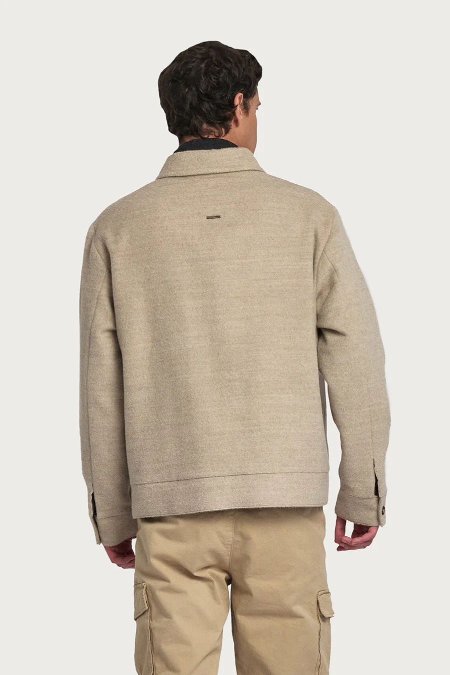 Wyoming Coat Baby Alpaca Color Sabbia - Image 3
