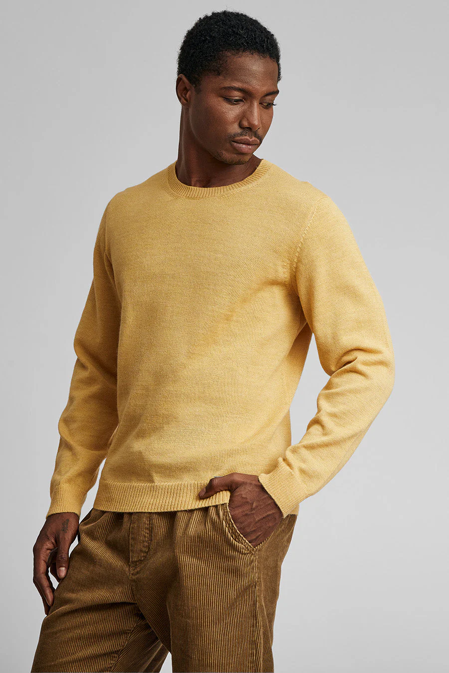 Alaska Sweater Baby Alpaca Color Amarelo - Image 2