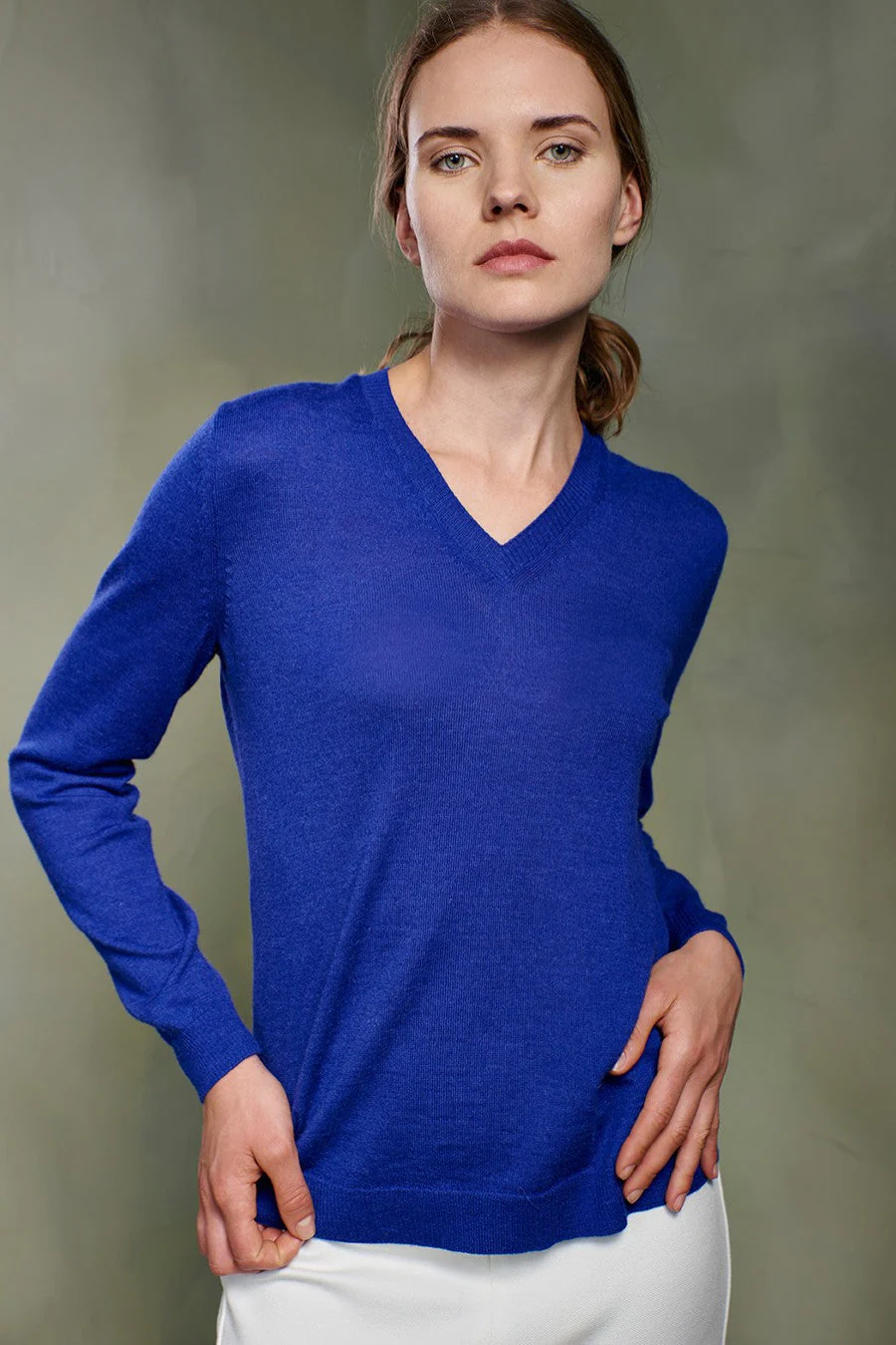 Alicia Sweater Baby Alpaca Color Ultramar