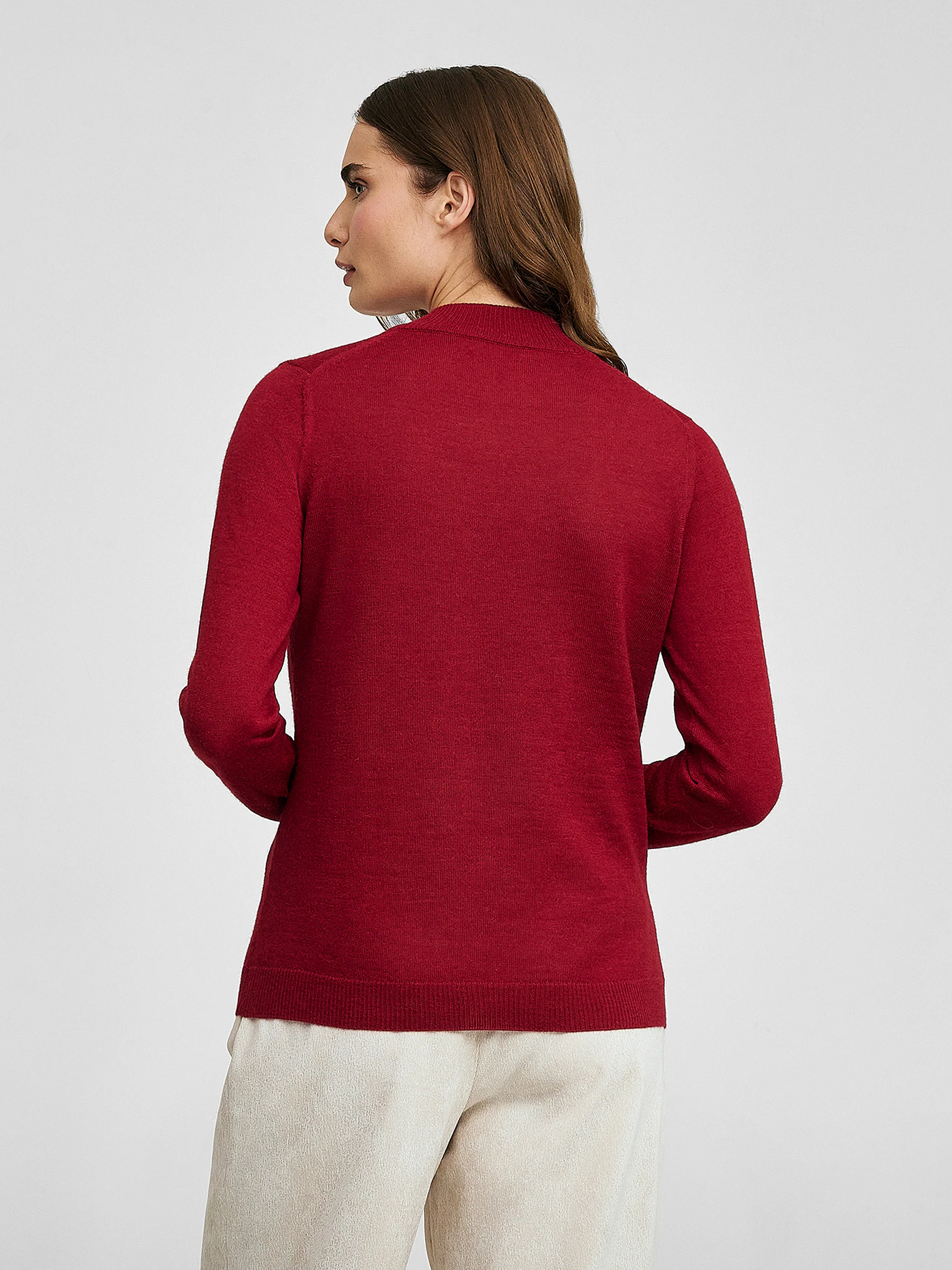Anahi Sweater Baby Alpaca Color Rumba - Image 3