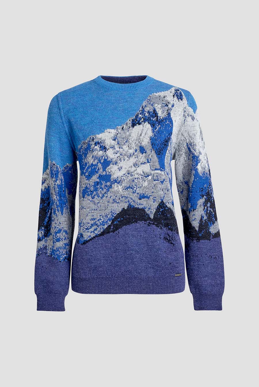 Huascaran Sweater Baby Alpaca Color Niagara - Image 11