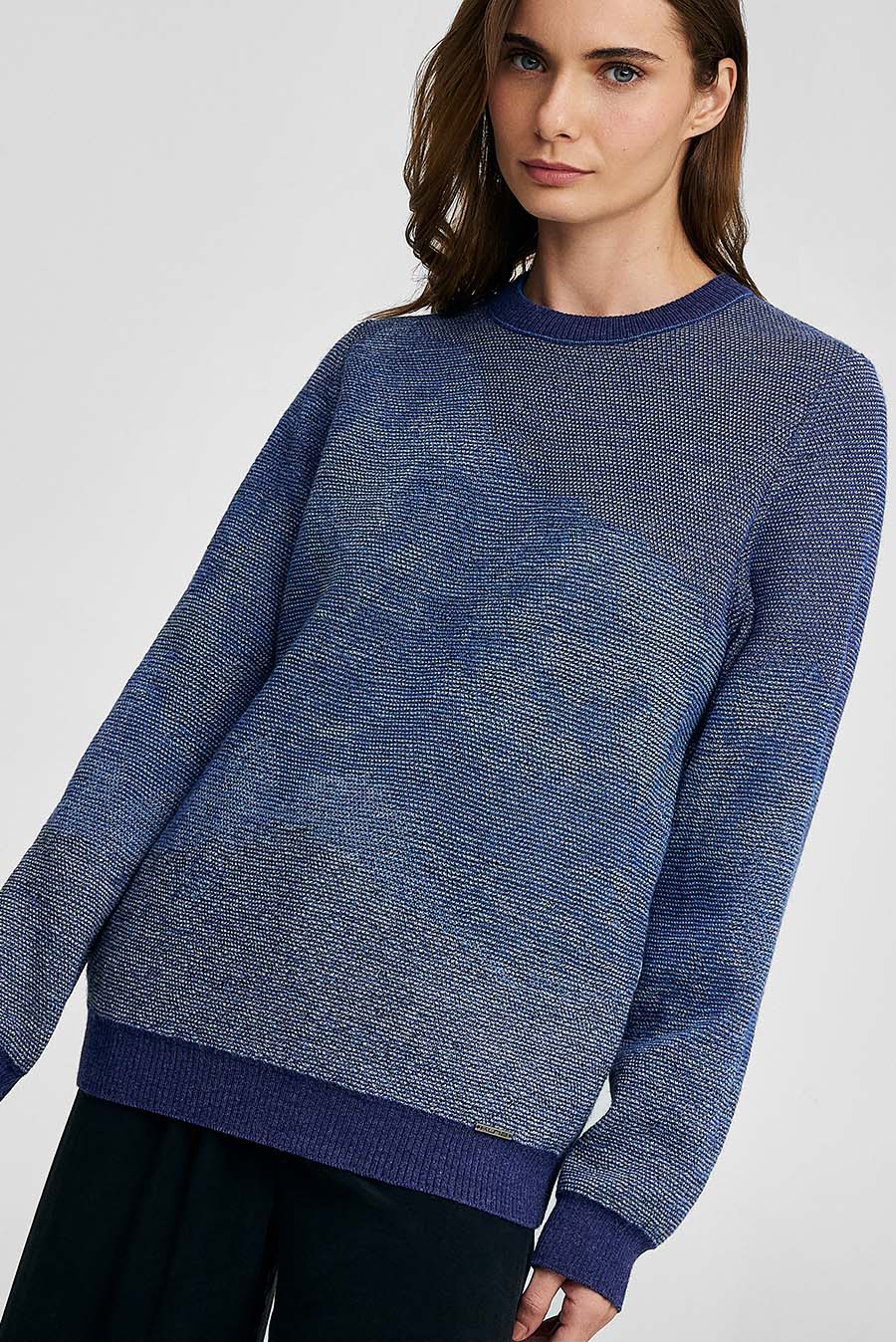 Huascaran Sweater Baby Alpaca Color Niagara - Image 16