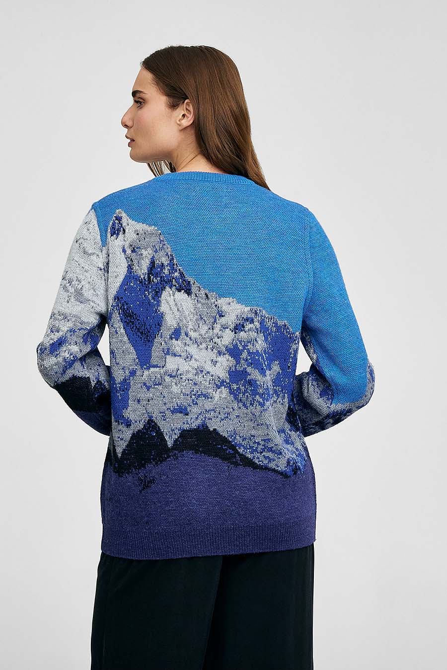 Huascaran Sweater Baby Alpaca Color Niagara - Image 18