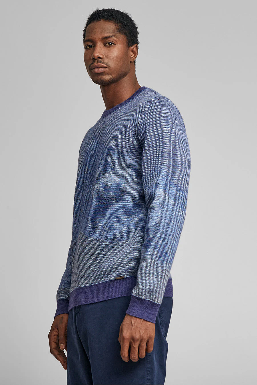 Huascaran Sweater Baby Alpaca Color Niagara - Image 8