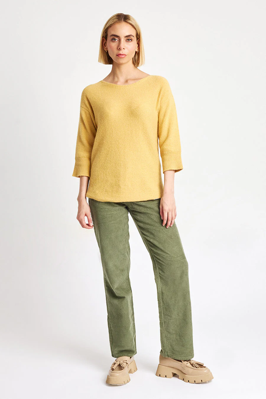 Osane Sweater Baby Alpaca Color Amarelo - Image 4